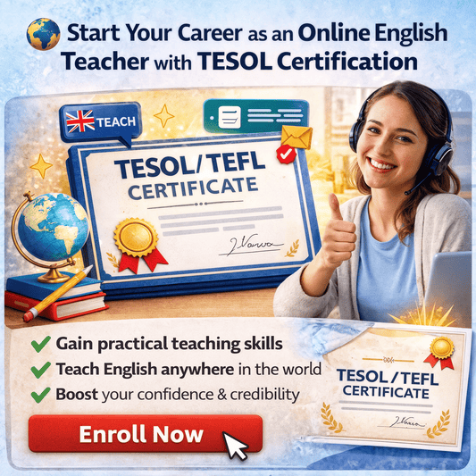 120-Hour TESOL Certification – Online English Teacher Training