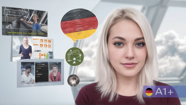 Learn German for Beginners: An Immersive Language Journey A1+