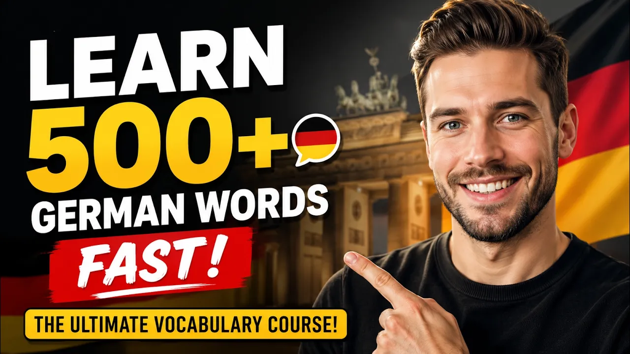 Learn German Vocabulary Fast: Essential Words by Topic