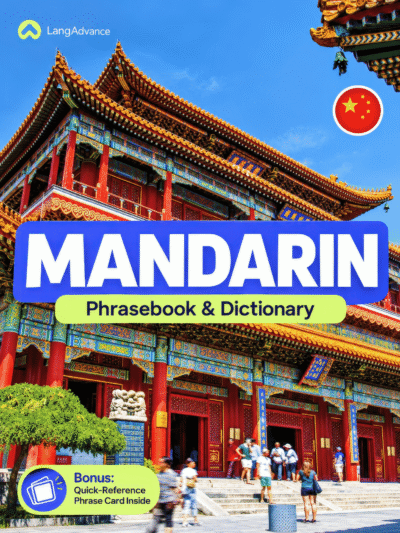 Mandarin phrasebook and dictionary for travellers