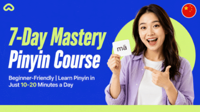 Chinese A1: master pinyin in 7 days